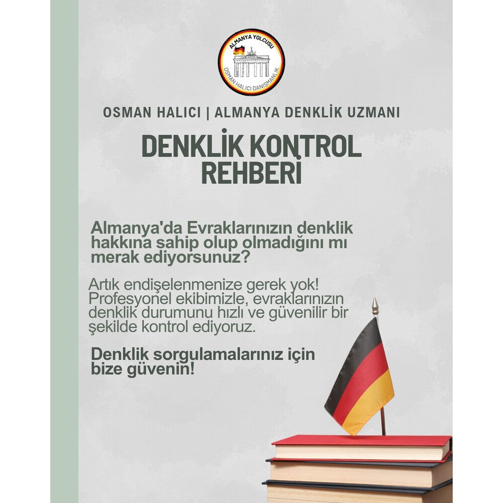 Almanya Denklik Kontrol Rehberi